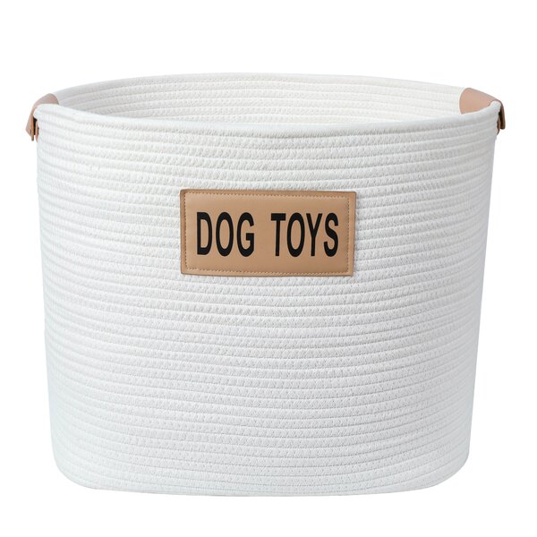 bone shaped dog toy basket